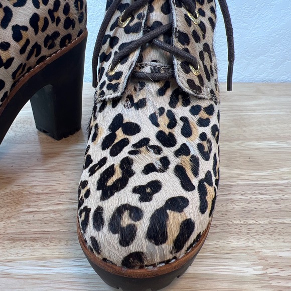 SPERRY Pony hair animal print  booties size 8M - Picture 11 of 16